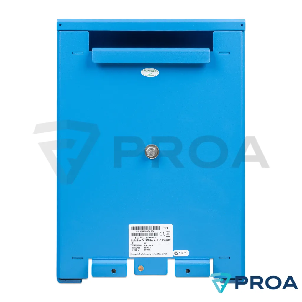 Transformador de aislamiento 3600W Automatico detras.webp
