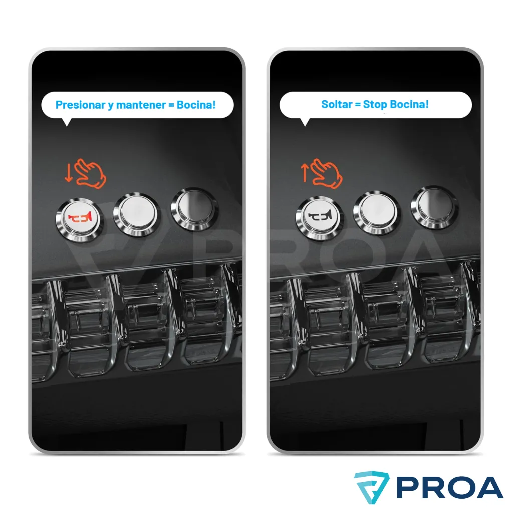 Pulsador inox bocina en tablero.webp