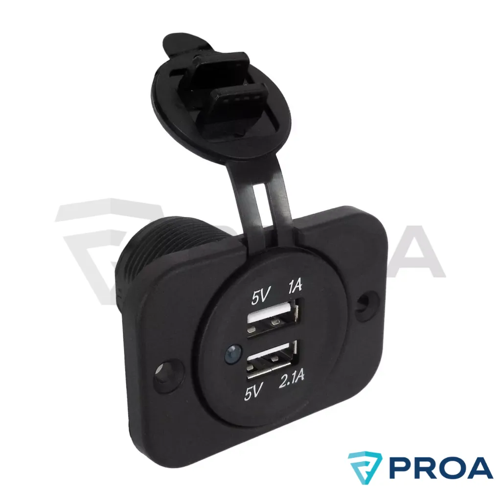 Toma USB doble de  5V 1 A y 2.1 A diagonal.webp