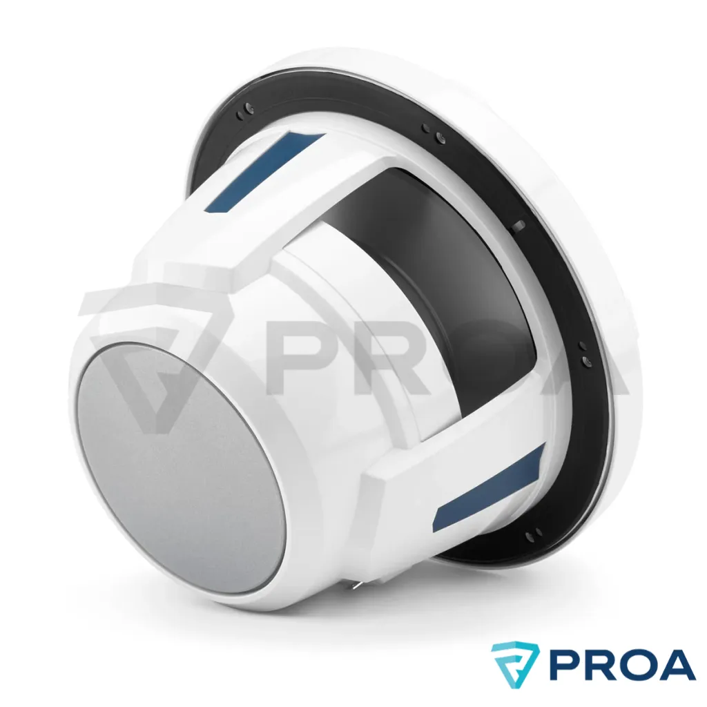 Subwoofer M6 10 pulgadas rejilla DEPORTIVA blanca detras.webp