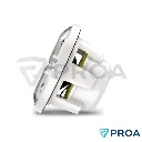Subwoofer Fusion Apollo 10 pulgadas Blanco lateral.webp