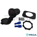 Toma USB y micro C 12-24V carga Rapida Flojumar - Tapa con resorte piezas.webp