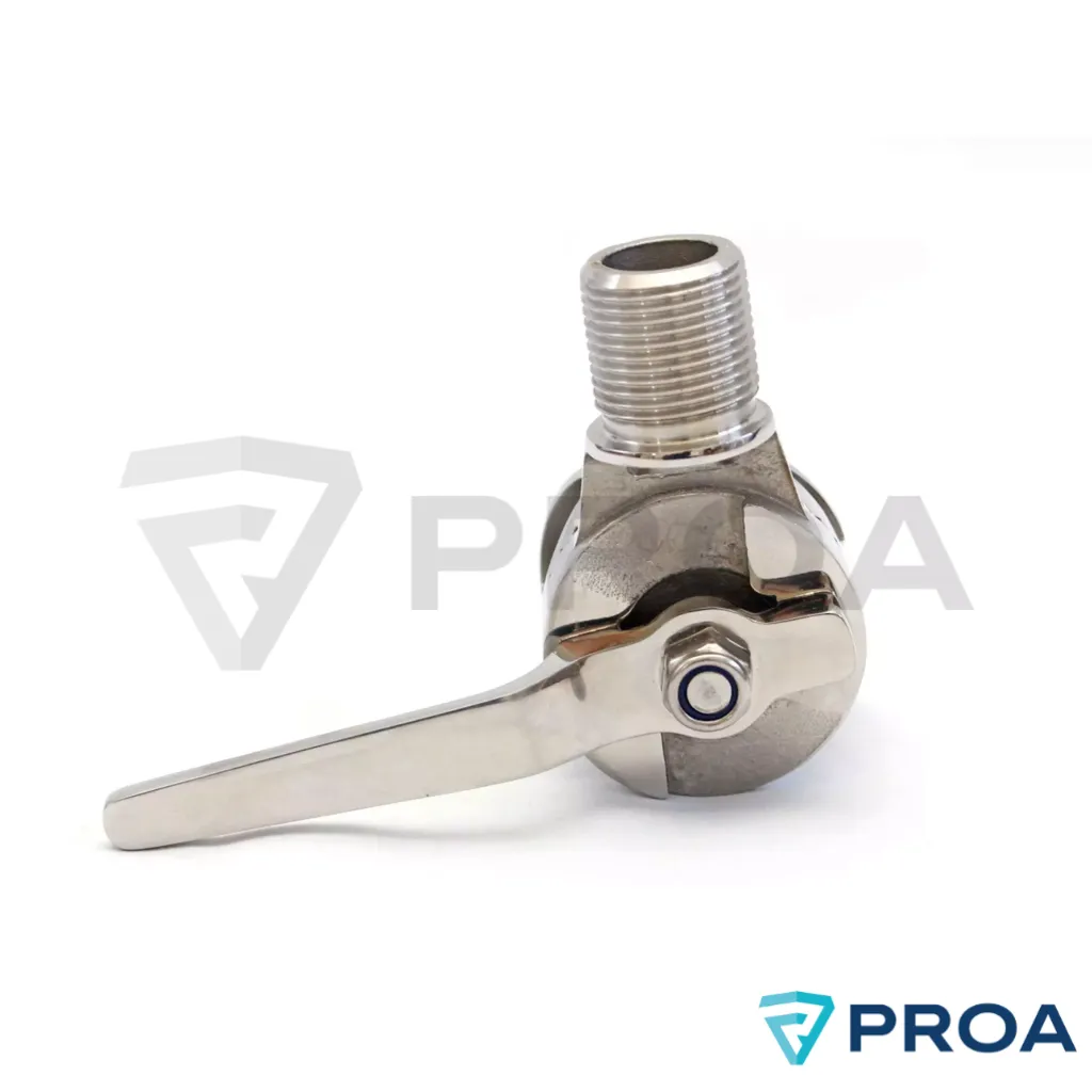Soporte antena VHF base para caño inoxidable.webp