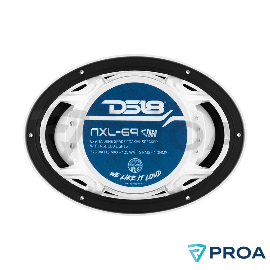 parlantes marinos RGB 6x9″ DS18 NXL-69 WH detras.webp