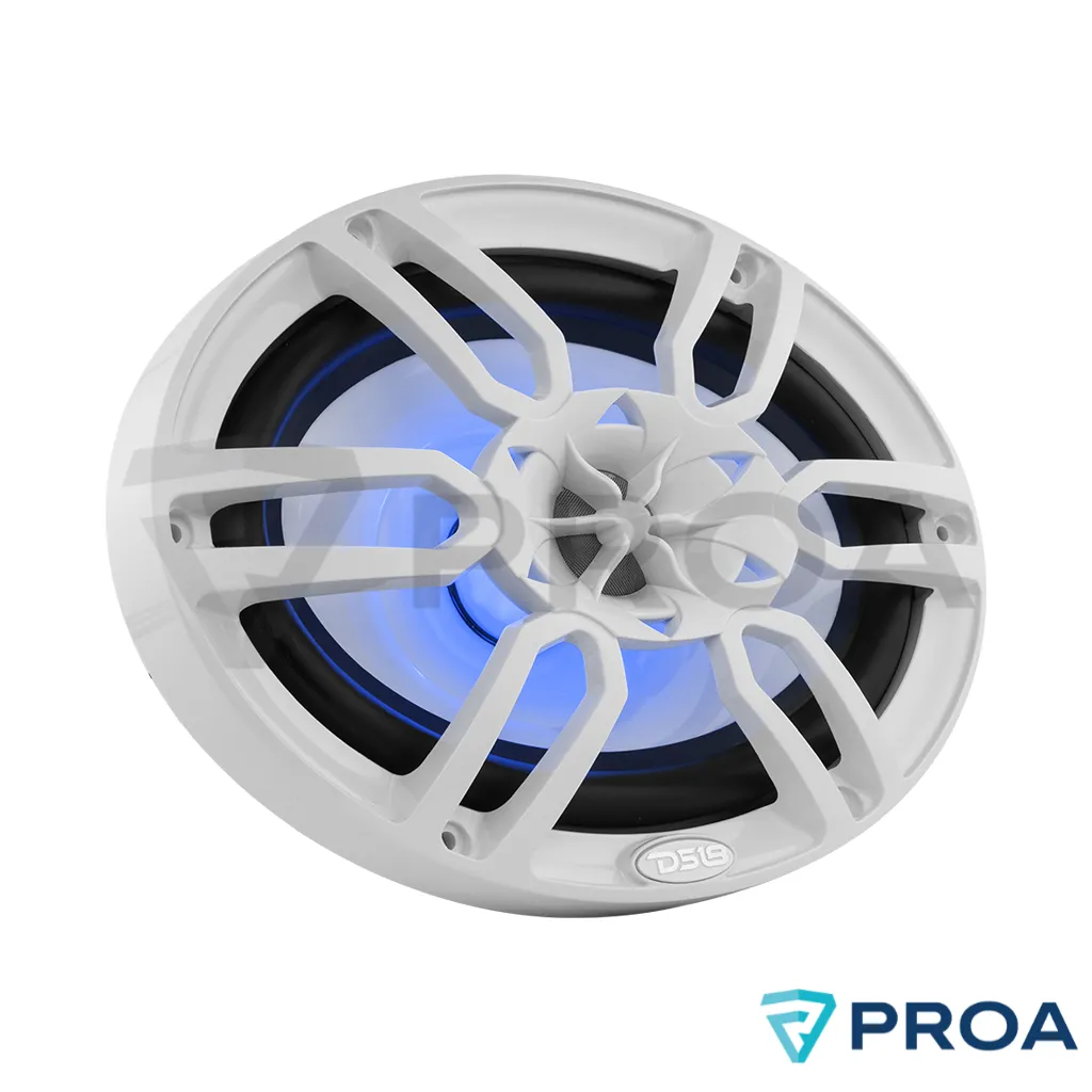 parlantes marinos RGB 6x9″ DS18 NXL-69 WH diagonal.webp