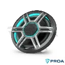 Parlantes Fusion Apollo Led RGB Rejilla deportiva Gris diagonal.webp