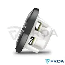 Parlantes Fusion Apollo Led RGB Rejilla deportiva Gris lateral.webp