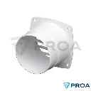 Rejilla para manguera Ø 75 - frente 92 x 91mm BLANCA detras.webp