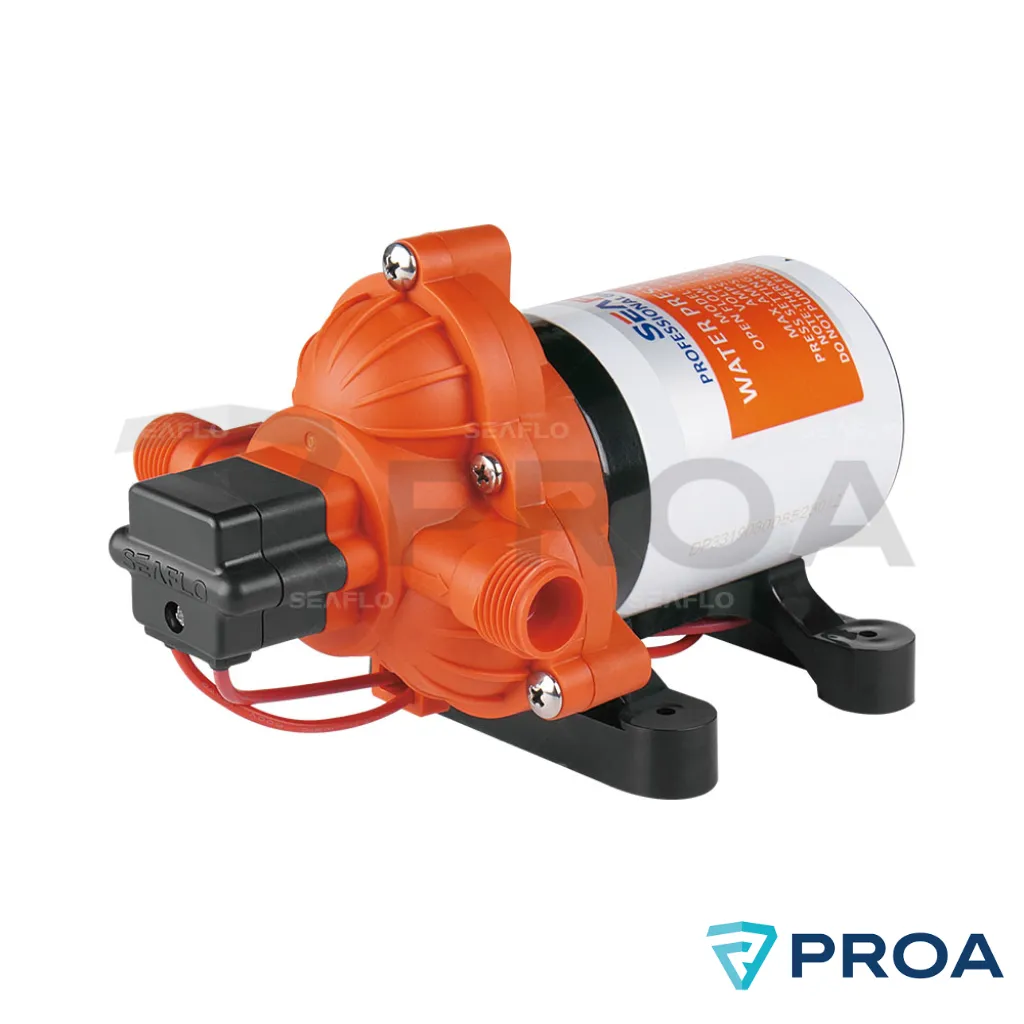SEAFLO Bomba de agua presurizadora automatica 12V / 5A - 13.2LPM / 3.5GPM -  45PSI / 3.1Bar