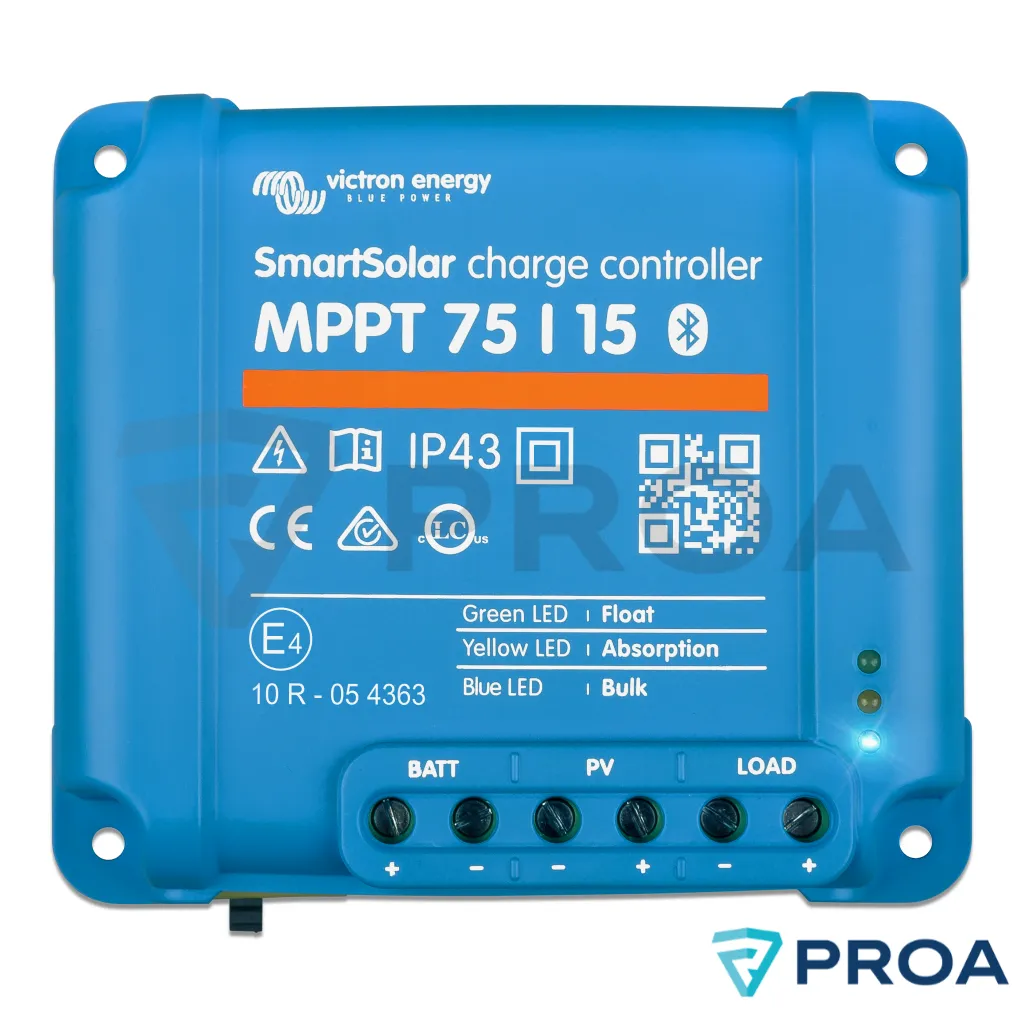 VICTRON ENERGY SmartSolar MPPT 75/15 Controlador de carga solar