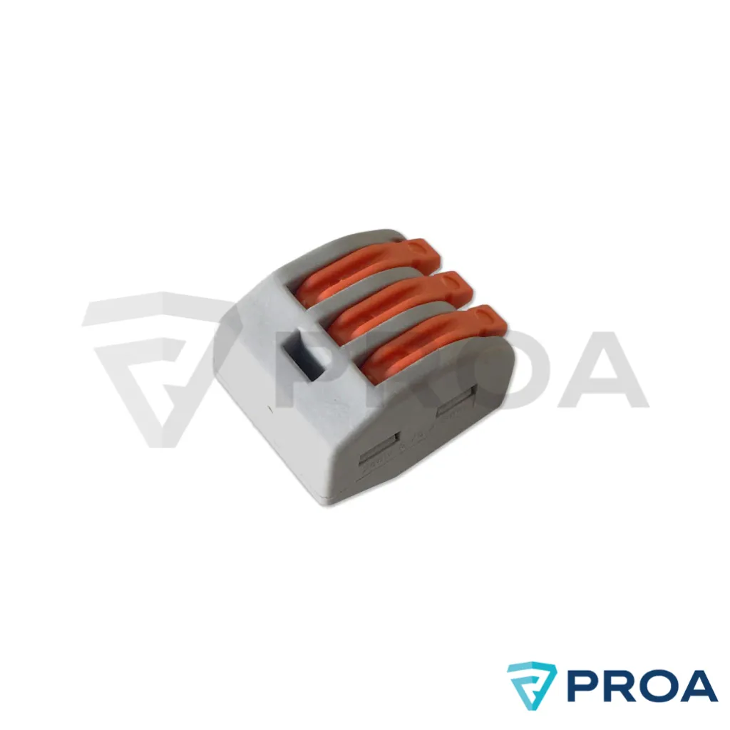 [cnc-18-b2] Bornera Conector Empalme aereo Fast Clip 3 Polos