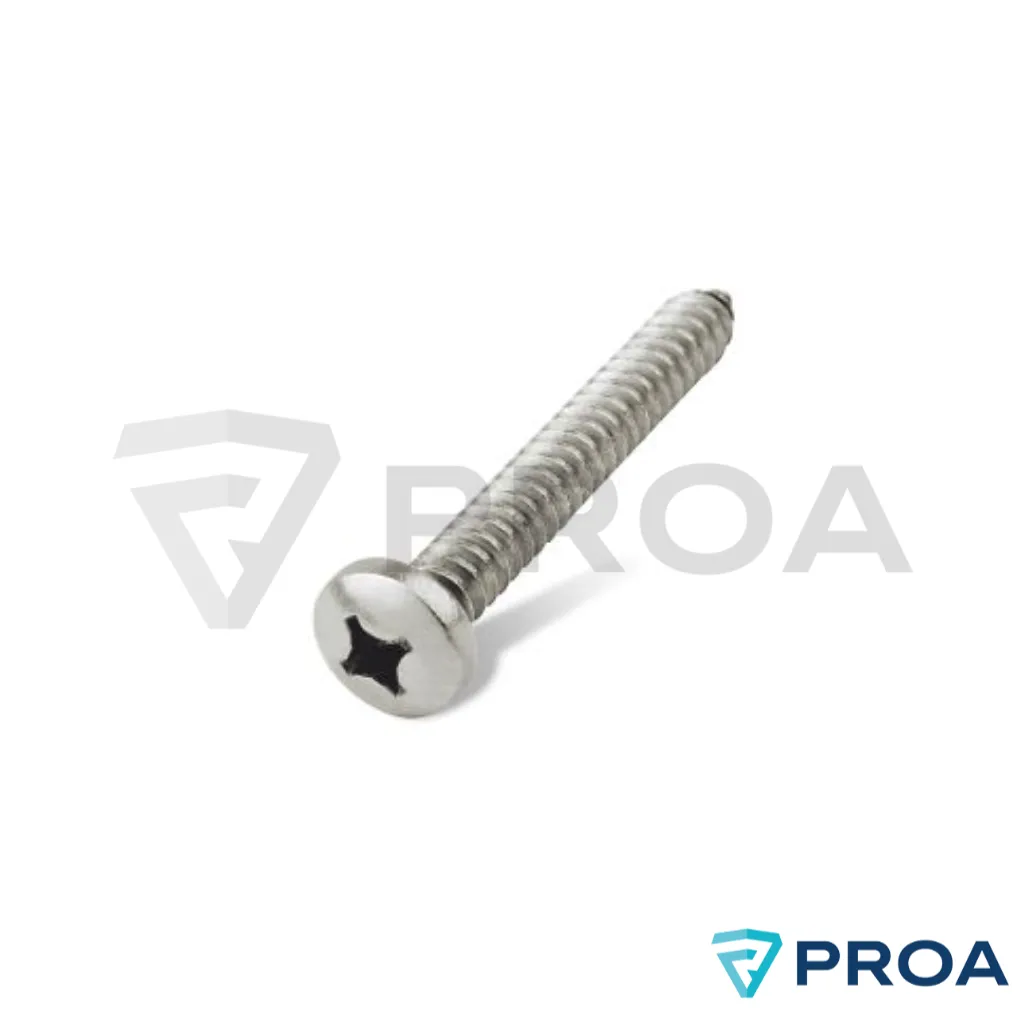 TORNILLO CABEZA FIJADORA RANURA PHILLIPS PARKER (DIN 7981) 304 4 X 3/8"