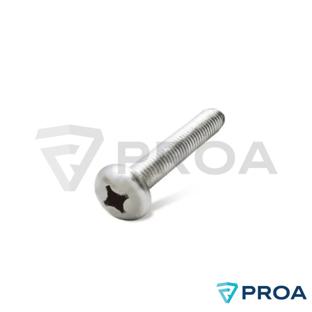 [337211] TORNILLO CABEZA FIJADORA RANURA PHILLIPS METRICO (DIN 7985) 304 5 x 25