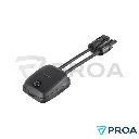 SCANSTRUT Pasacable - Sello de cable doble DS-HD6-BLK