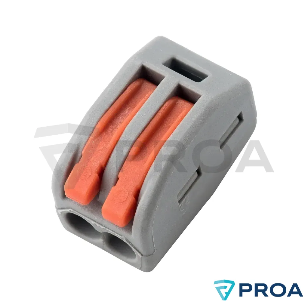 Bornera Conector Empalme aereo Fast Clip 2 Polos