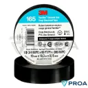 3M Temflex 165 cinta aisladora electrica 19 mm x 18,3 m x 0,15 mm Negra