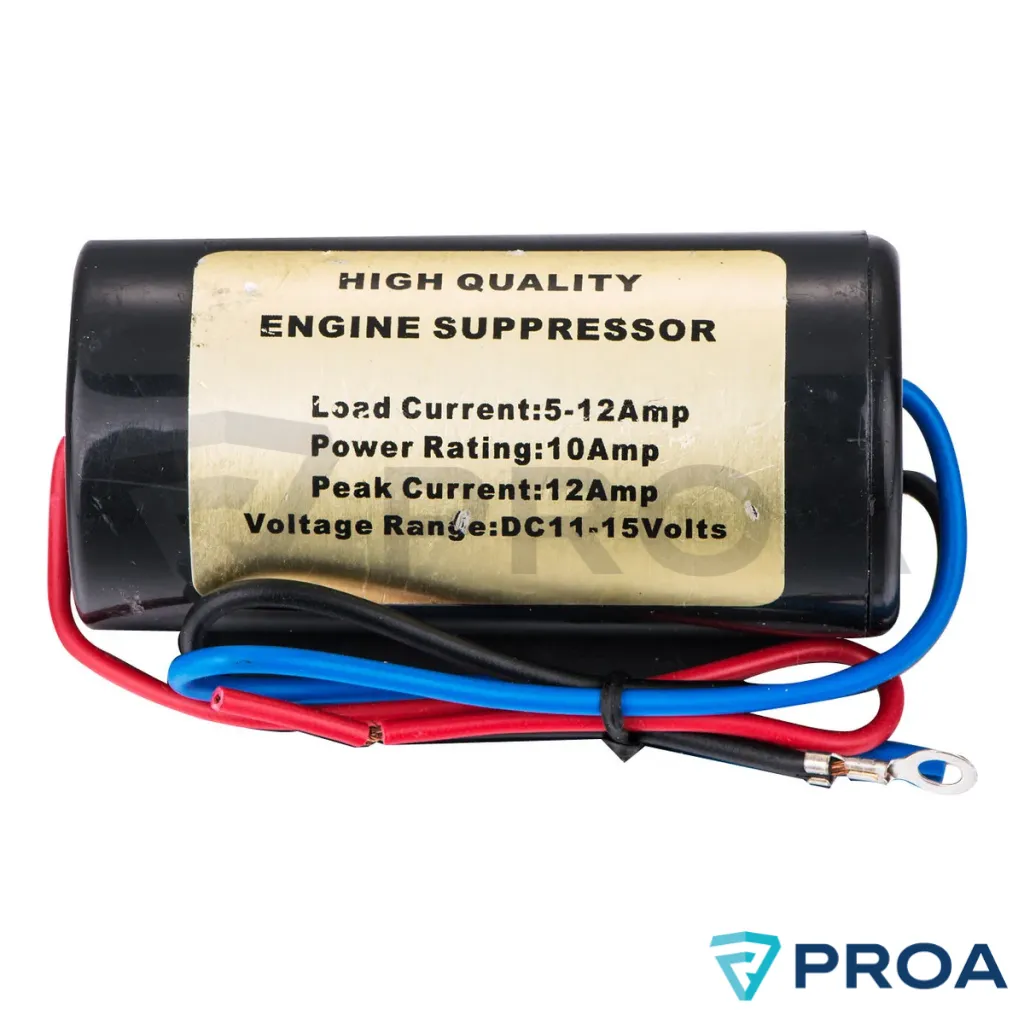 Filtro supresor de ruidos para luces y audio 12V - 12 Amperes