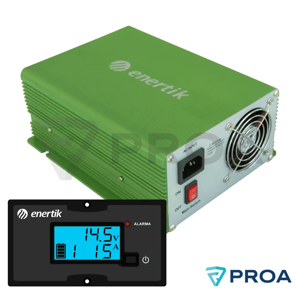 ENERTIK Cargador Automático de Baterías 12V 60A