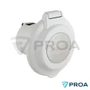 MARINCO Toma Corriente Redonda Blanca 16A - 230V