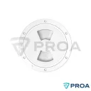 SEAFLO Tapa estanco Ø 4" plastico blanco con antideslizante