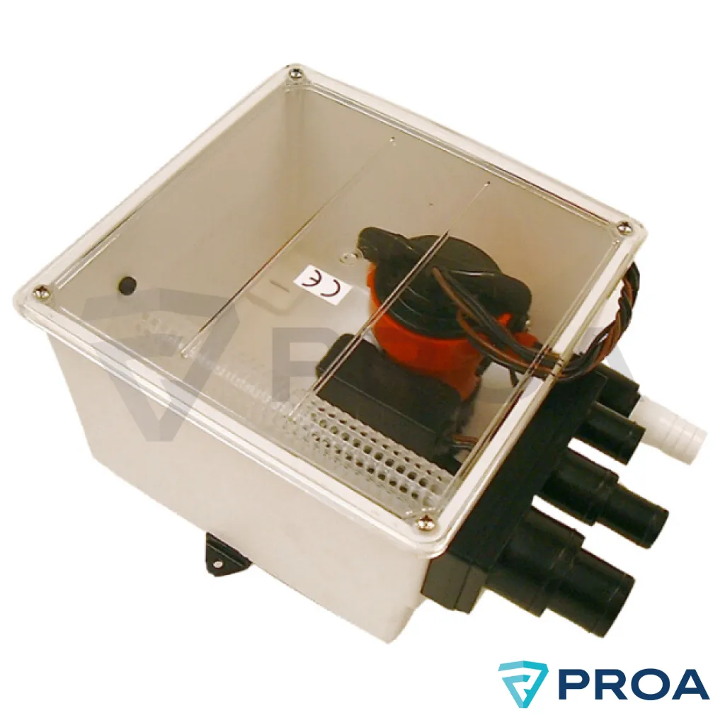 SPXFLOW Johnson Pump Sumidero de  ducha 1000 GPH automatico electrónico 12V