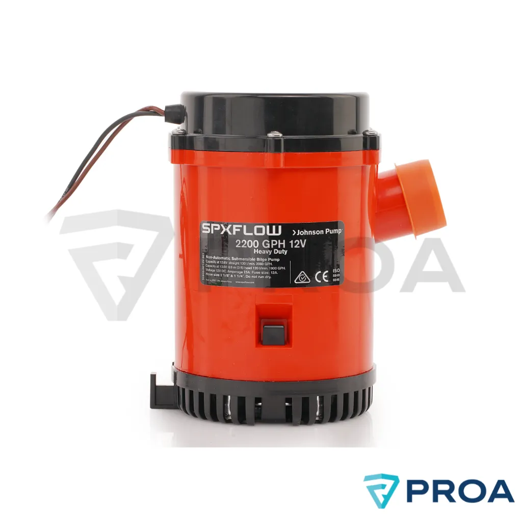 SPXFLOW Johnson Pump Bomba de achique servicio pesado 2200 GPH 12V