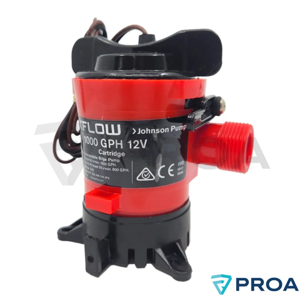 SPXFLOW Johnson Pump Bomba de achique de cartucho 1000 GPH 12V