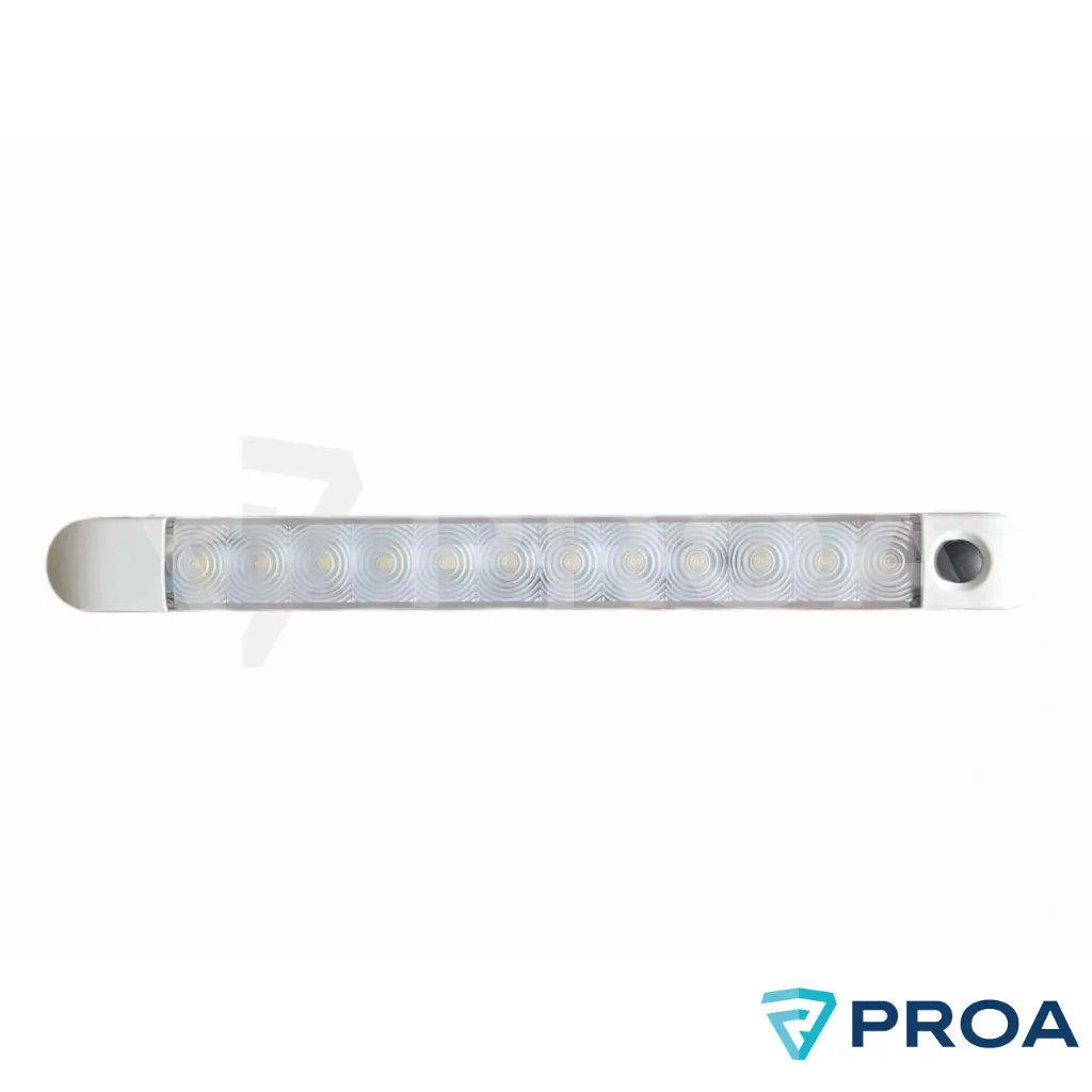 OSSO Plafón tira LED con interruptor 12V interior