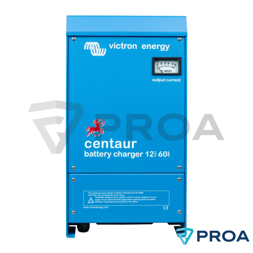 VICTRON ENERGY Cargador de baterias Centaur - 12V - 60A - 3 salidas