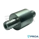 OSSO Valvula Antirretorno de Aluminio espiga 8mm