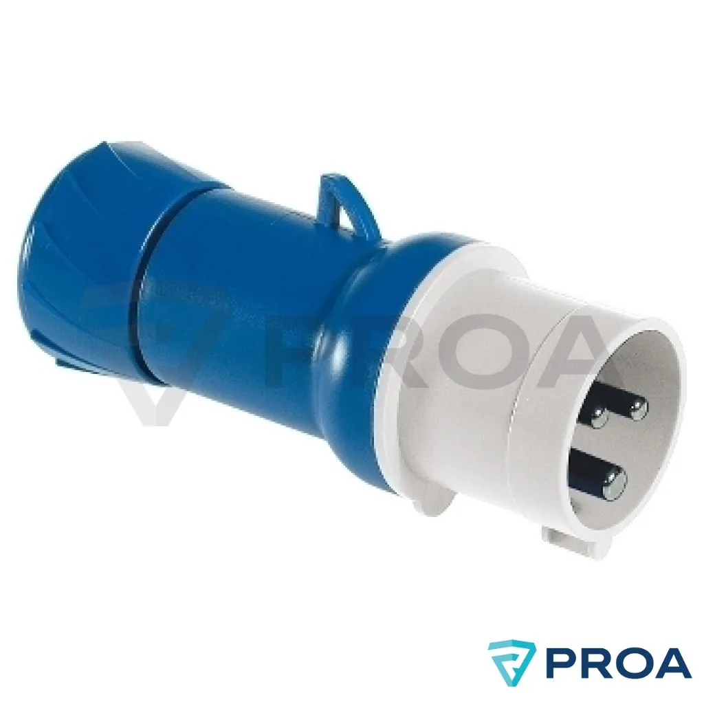 SCHNEIDER Ficha Macho Industrial 32A 2P + T