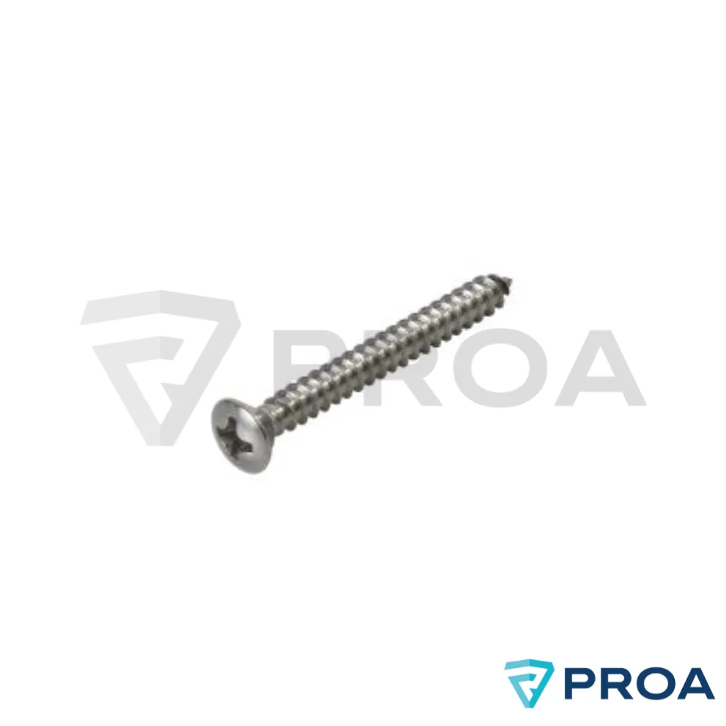 TORNILLO CABEZA GOTA DE SEBO RANURA PHILLIPS PARKER (DIN 7983) 304 8 X 1"