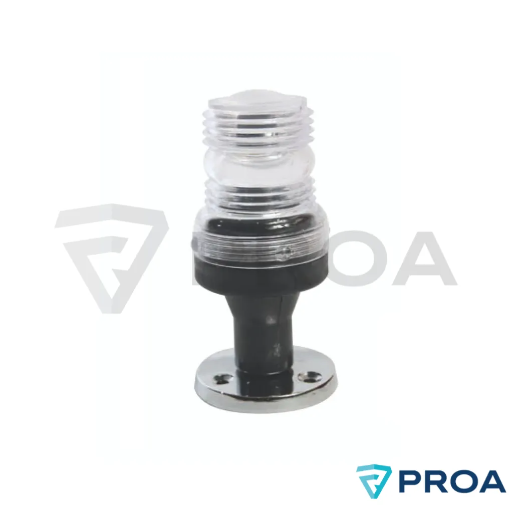 OSSO Luz de Fondeo 360º - 12V base bronce cromada