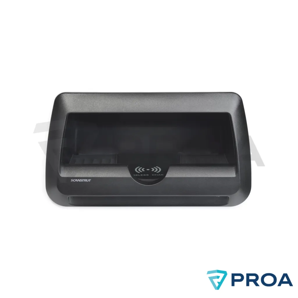 SCANSTRUT Guantera Cargador de celular inalámbrico de embutir 12 / 24V
