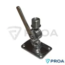 OSSO Soporte Antena VHF con Base Plana Ajustable de Inoxidable