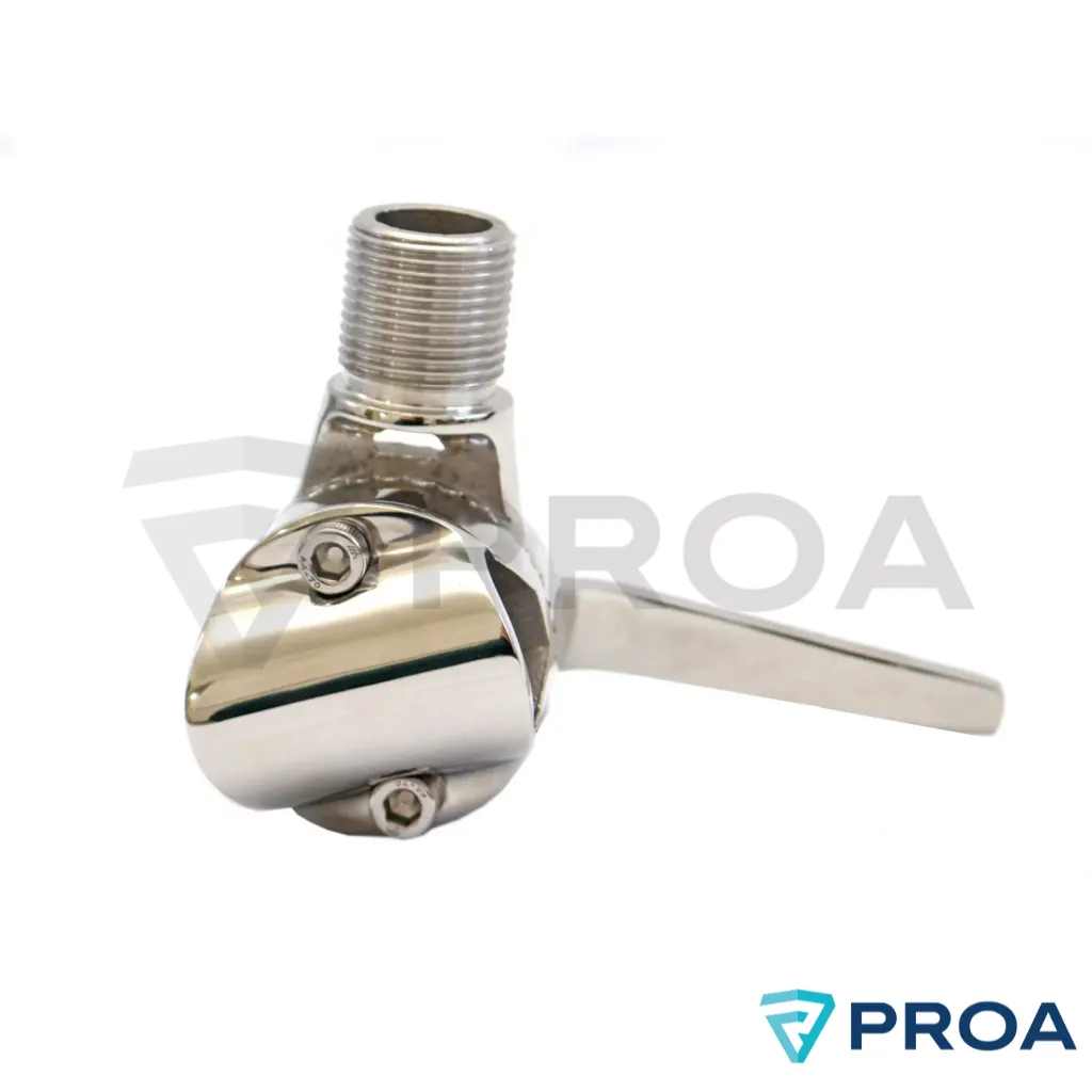 OSSO Soporte Antena VHF para Caño Inoxidable