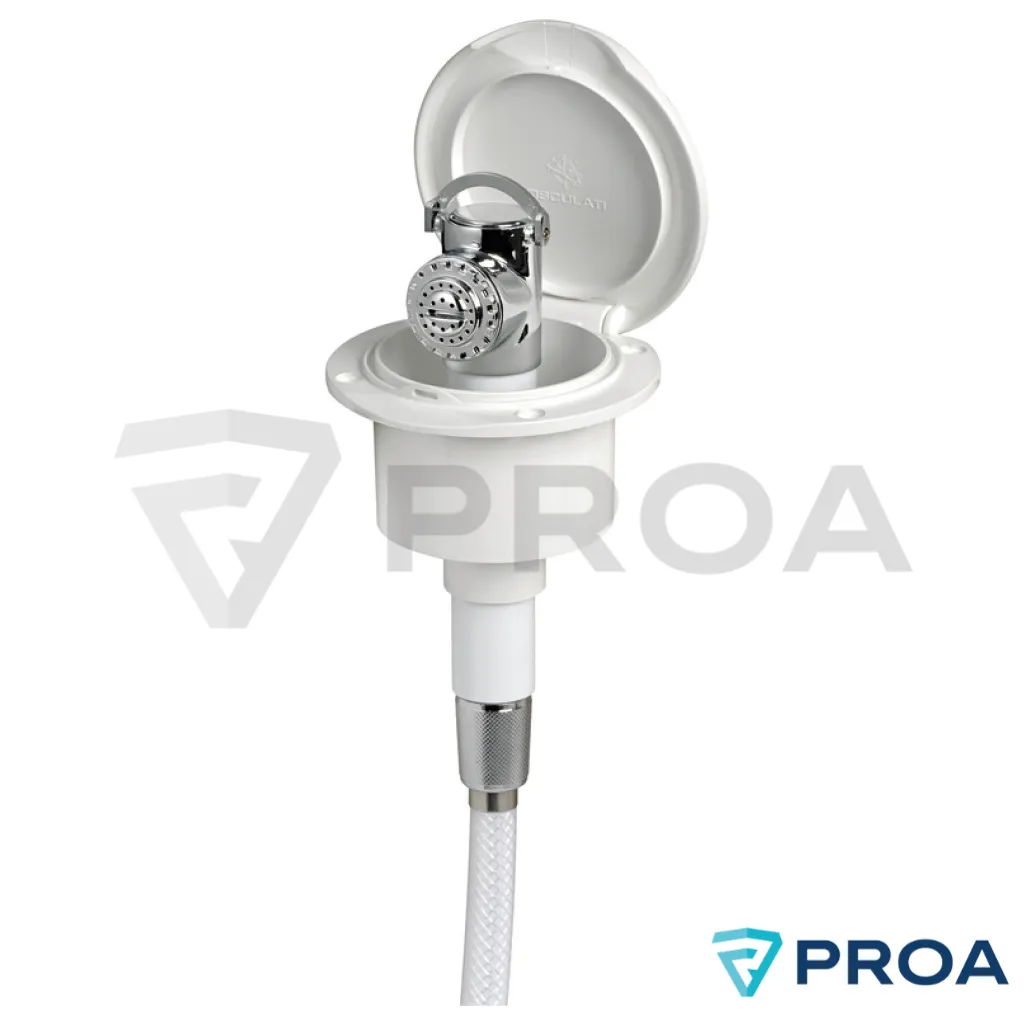 [15.250.00] OSCULATI Duchador agua Fria BLANCO