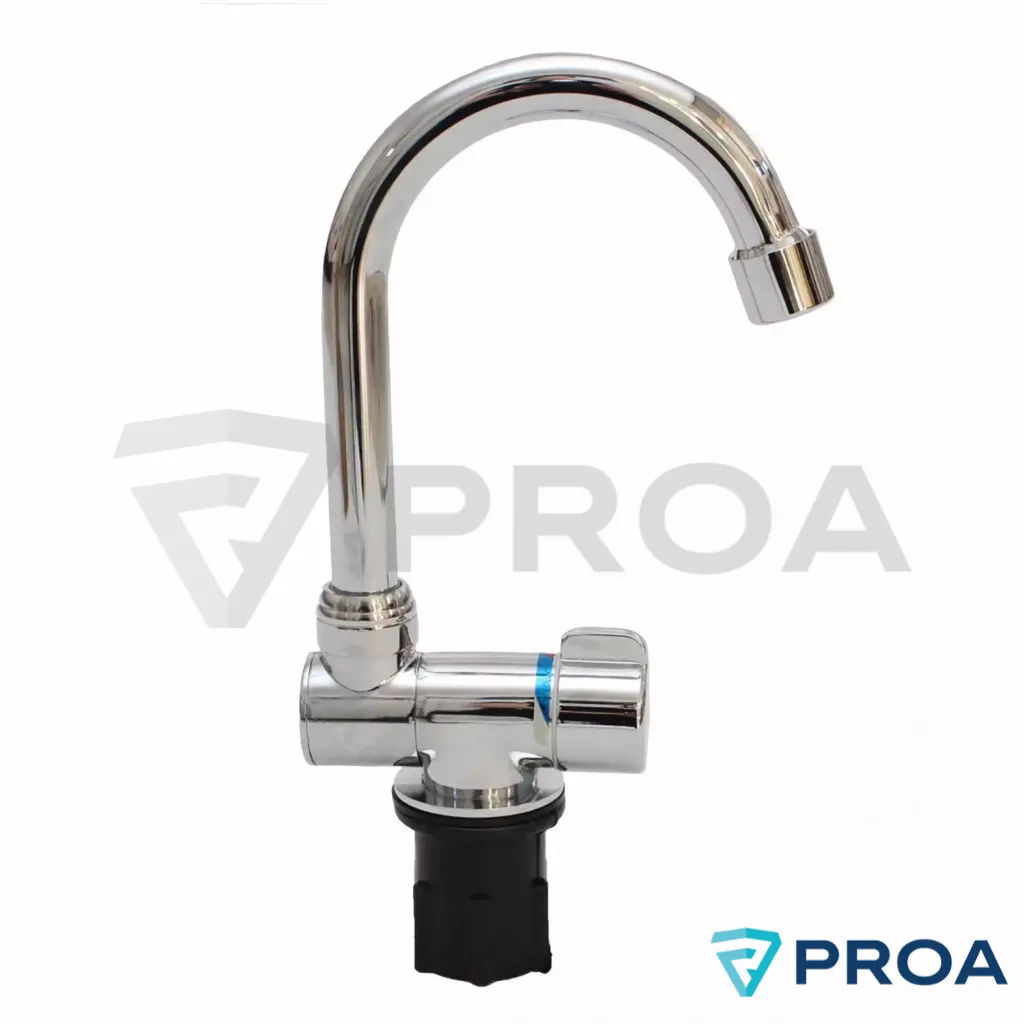 [C34661] OSSO Canilla Monocomando Cromada Rebatible Agua Fria y Caliente